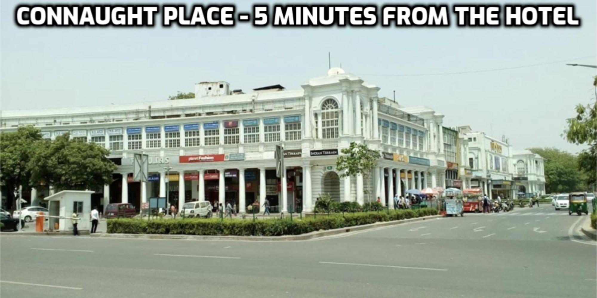 Bless Inn - Near Connaught Place New Delhi Exteriör bild